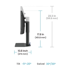 Купити Монітор 24" BenQ SW242Q (9H.LLVLA.TBE) - фото 5
