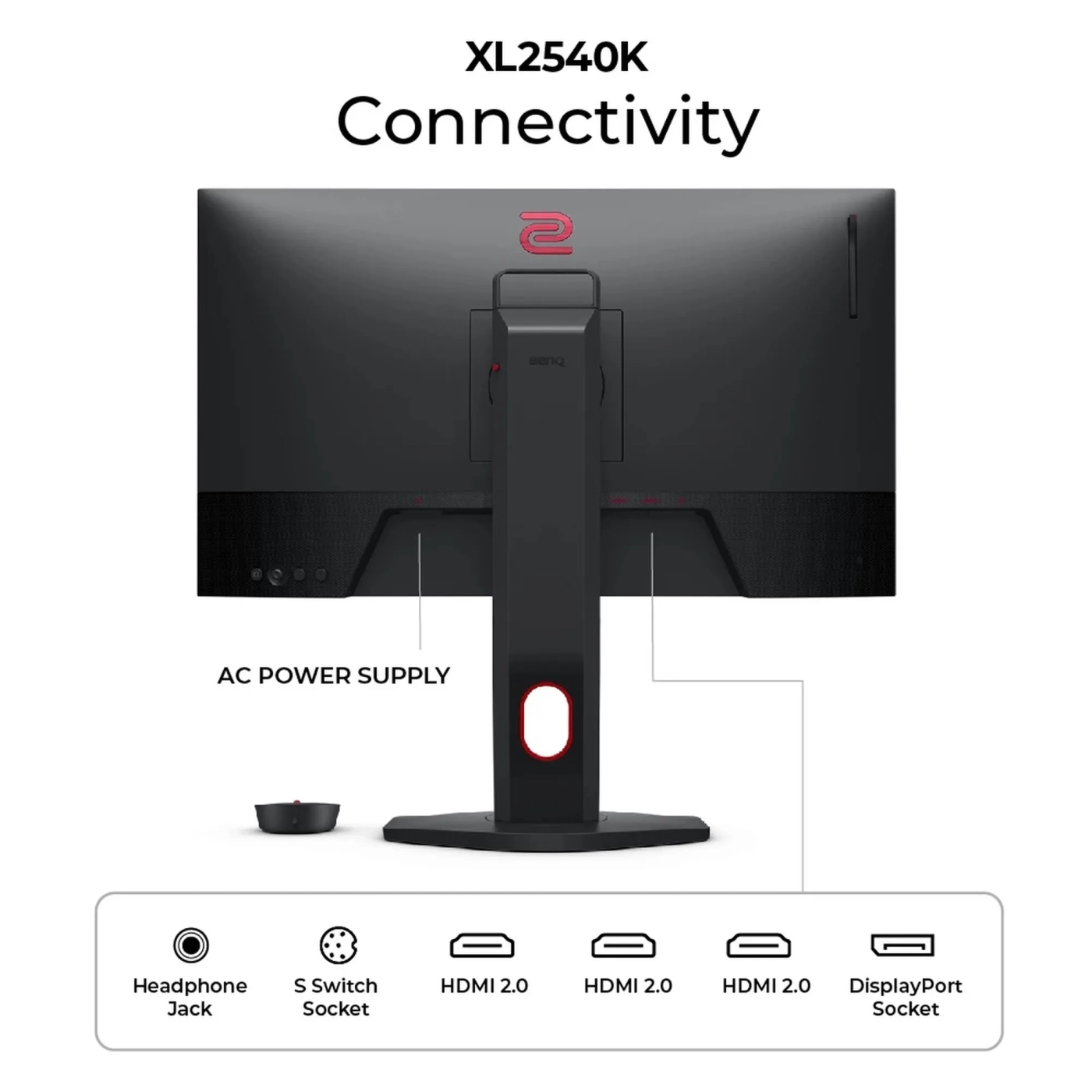 Купити Монітор 24.5" BenQ Zowie XL2540K (9H.LJMLB.QBE) - фото 9
