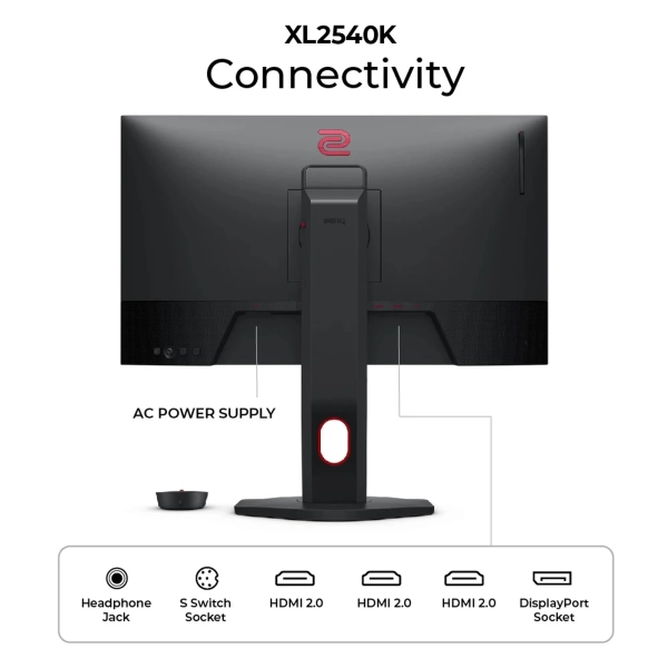 Купити Монітор 24.5" BenQ Zowie XL2540K (9H.LJMLB.QBE) - фото 9