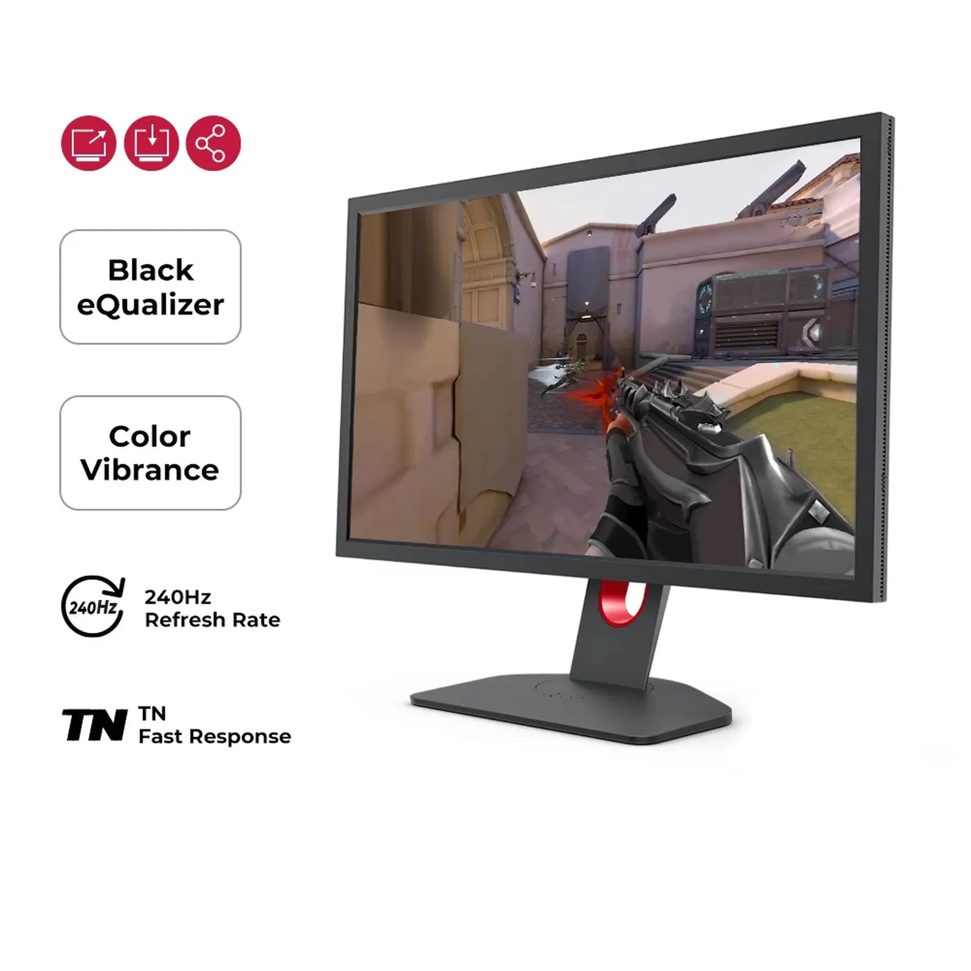 Купити Монітор 24.5" BenQ Zowie XL2540K (9H.LJMLB.QBE) - фото 10
