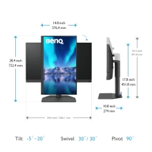 Купити Монітор 27" BenQ SW272U (9H.LLFLB.QBE) - фото 10