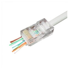 Купить Коннектор Cablexpert RJ45 cat.5e FTP 8P8C (сквозные отв., позолоч. конт.) 100 шт (LC-PTU-01/100) - фото 2