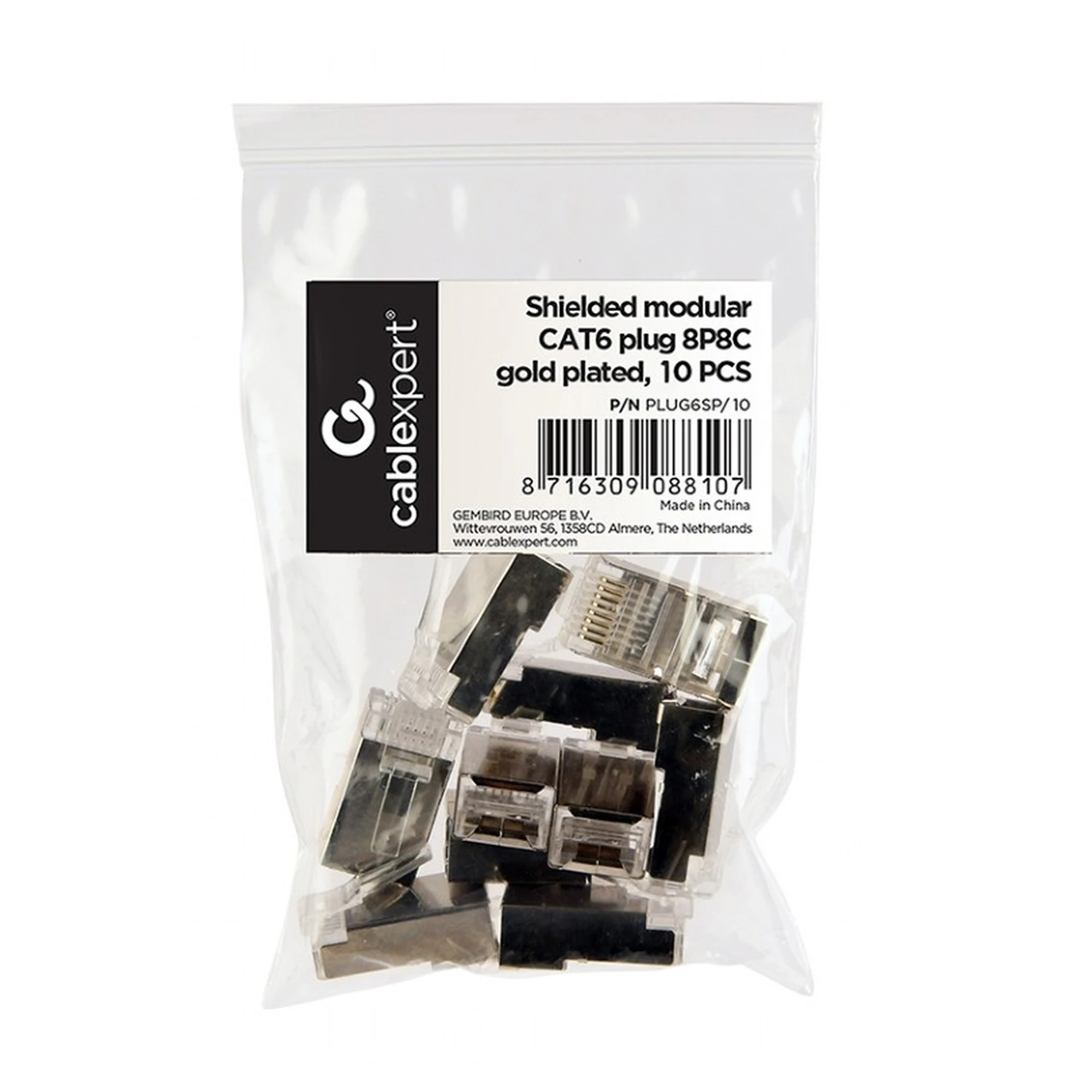 Купити Конектор Cablexpert RJ45 cat.6 FTP 8P8C*10 (PLUG6SP/10) - фото 2