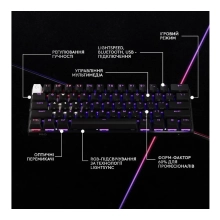 Купить Клавиатура Logitech G PRO X 60 Lightspeed Wireless Gaming Keyboard (Tactile) Black (920-011911) - фото 5