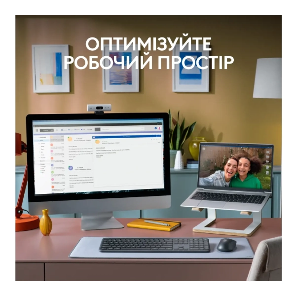 Купити Клавіатура Logitech Signature Slim Wireless Keyboard K950 Off White (920-012466) - фото 3