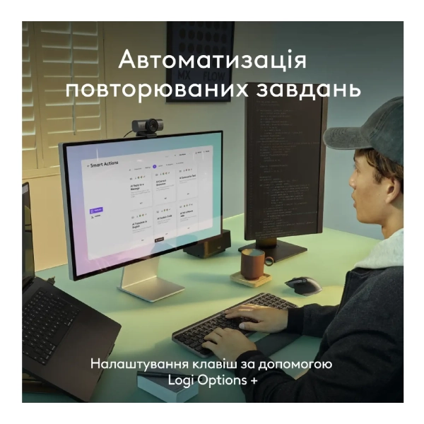 Купити Клавіатура Logitech MX Keys S for Mac Wireless Keyboard Space Gray (920-011637) - фото 3
