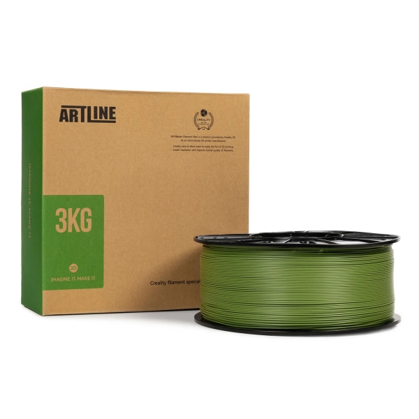 Купить PLA Filament (пластик) для 3D принтера CREALITY&ARTLINE 3кг, 1.75мм, темно-зеленый (3399010147) - фото 5