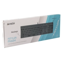 Купити Клавіатура A4Tech FX60H USB (Grey) White backlit - фото 3