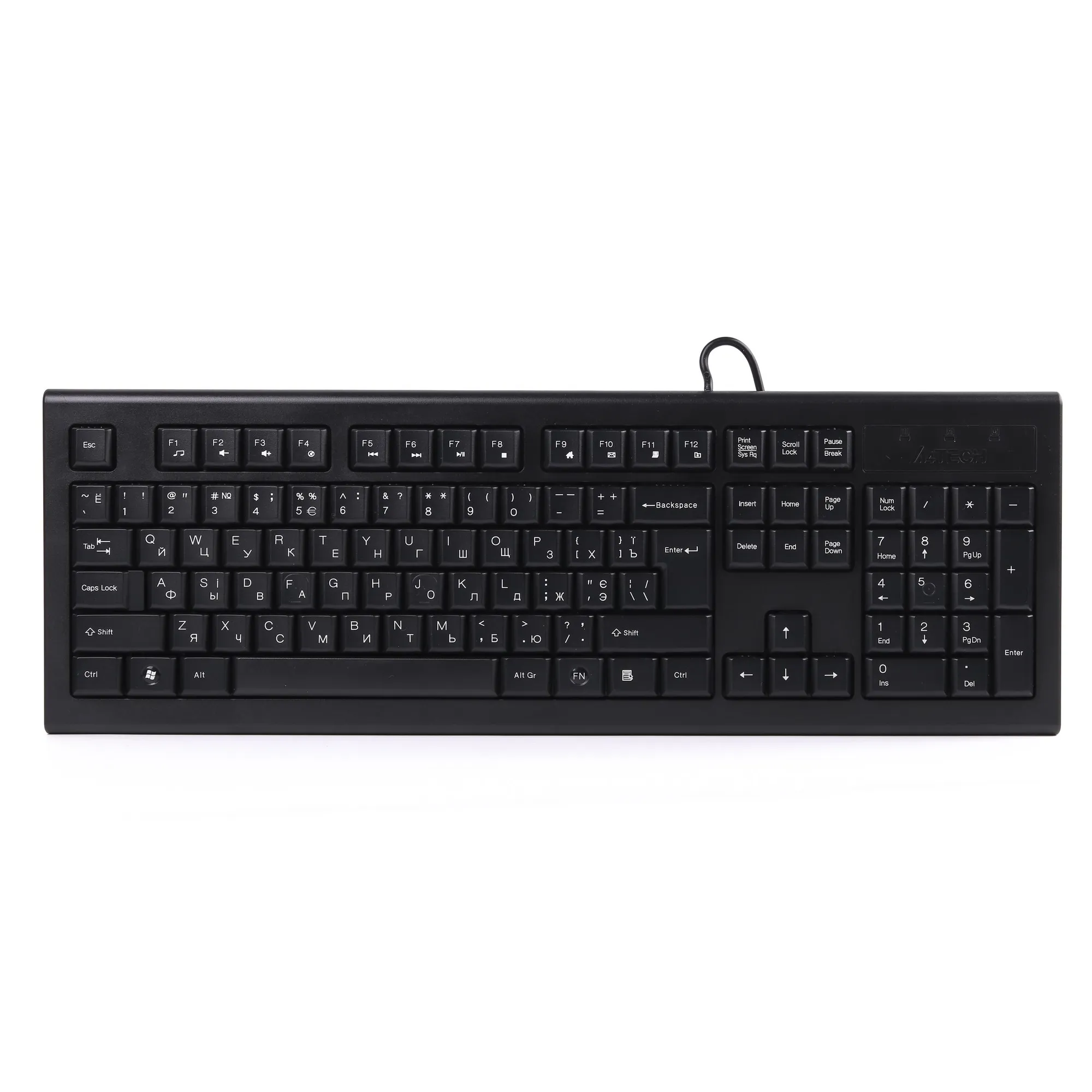 Купити Клавіатура A4Tech KR-85 USB (Black) - фото 1
