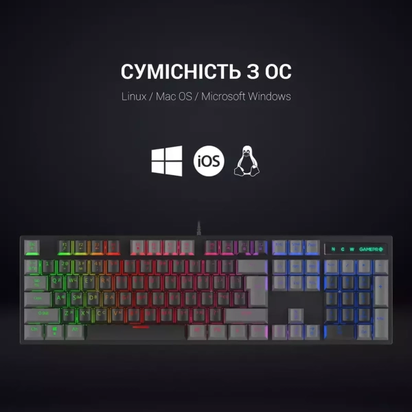 Купить Клавиатура Gamepro MK105B LED - фото 11