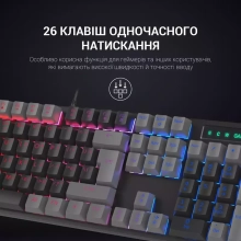 Купить Клавиатура Gamepro MK105R LED - фото 8