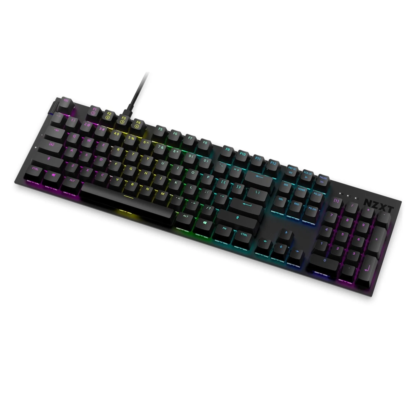 Купить Клавиатура NZXT Full Size (ISO) - Black, Gateron Red Switches, UK EN Layout (KB-1FSUK-BR) - фото 2