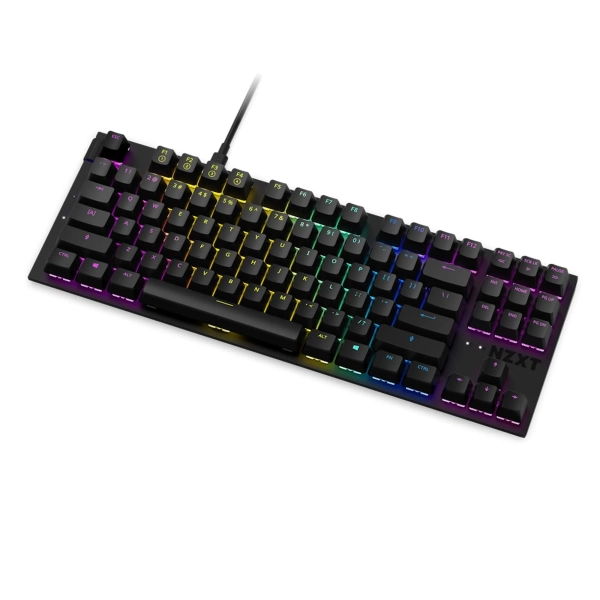 Купить Клавиатура NZXT TKL (ANSI) - Black, Gateron Red Switches, US EN Layout (KB-1TKUS-BR) - фото 2