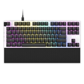 Купить Клавиатура NZXT TKL (ANSI) - White, Gateron Red Switches, US EN Layout (KB-1TKUS-WR) - фото 1