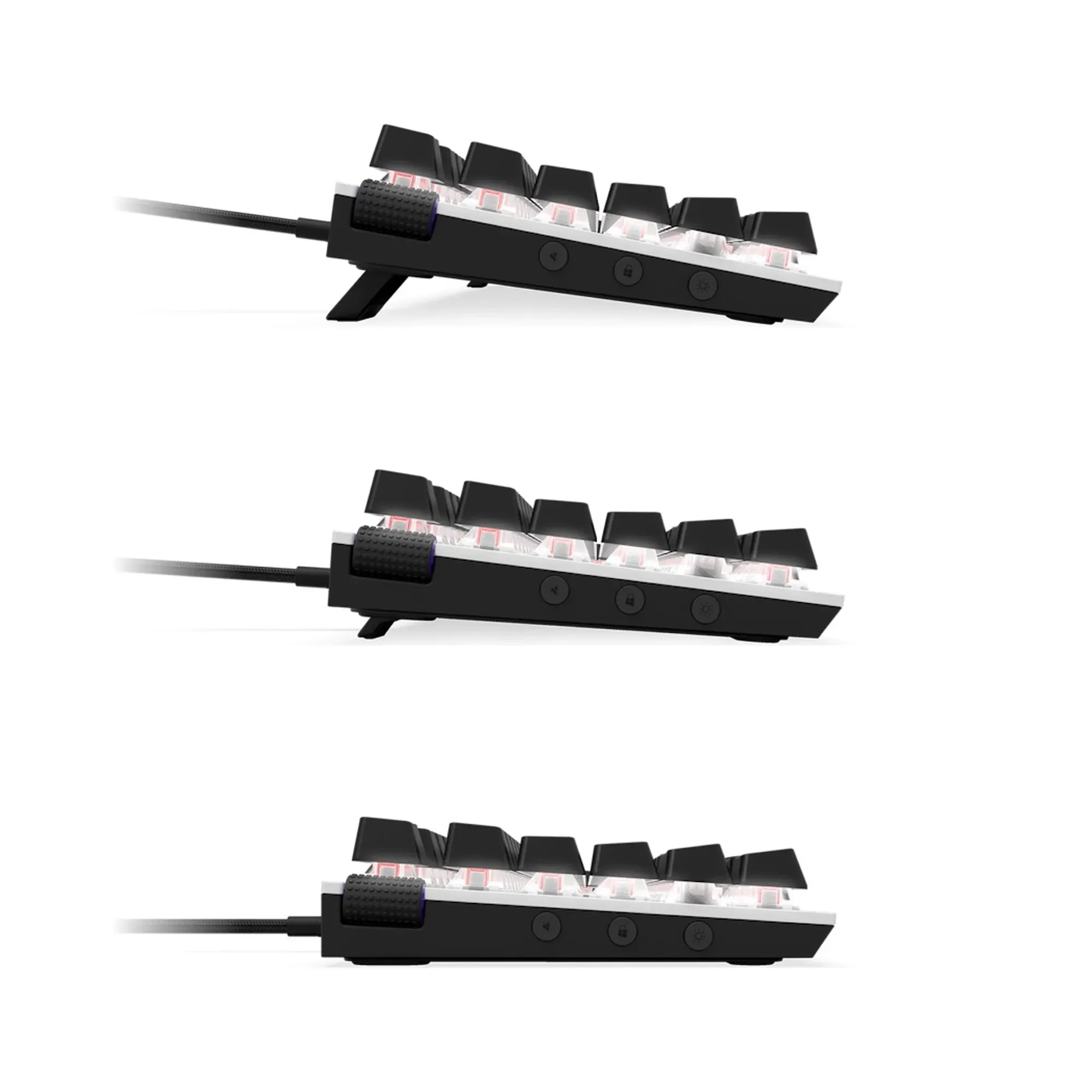 Купити Клавіатура NZXT TKL (ANSI) - White, Gateron Red Switches, US EN Layout (KB-1TKUS-WR) - фото 3