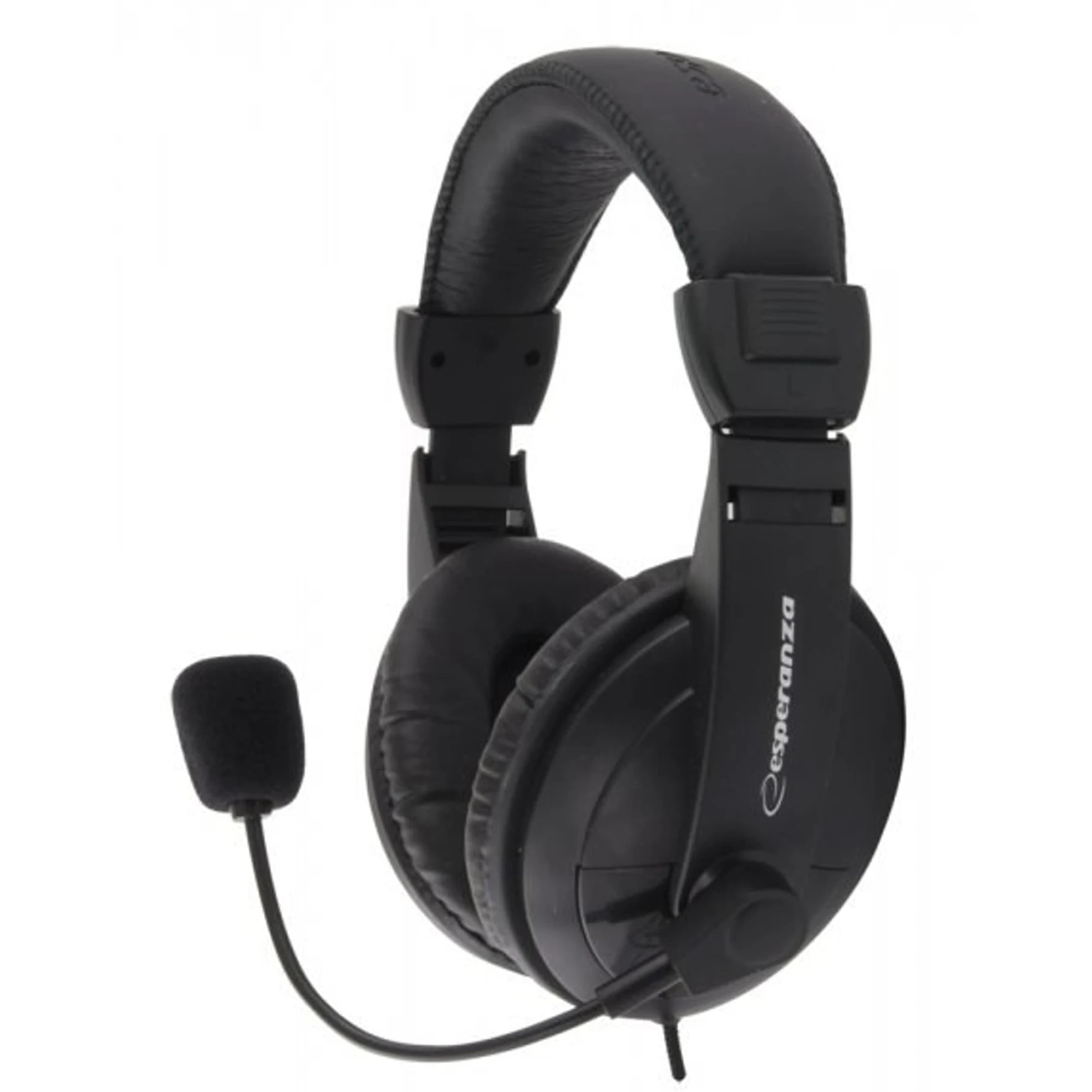 Купити Навушники Esperanza Headset EH103 Black - фото 1