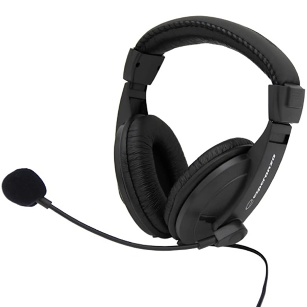 Купити Навушники Esperanza Headset EH103 Black - фото 2