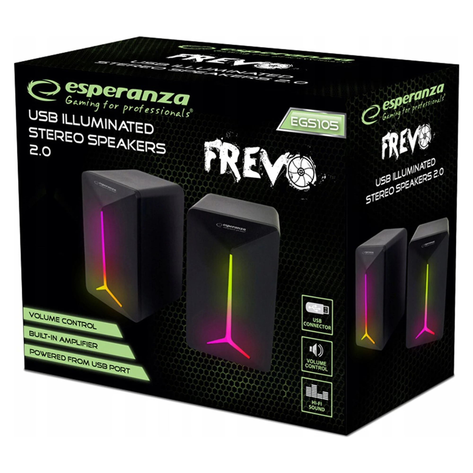 Купити Акустична система Esperanza Led Rainbow Frevo (EGS105) - фото 3