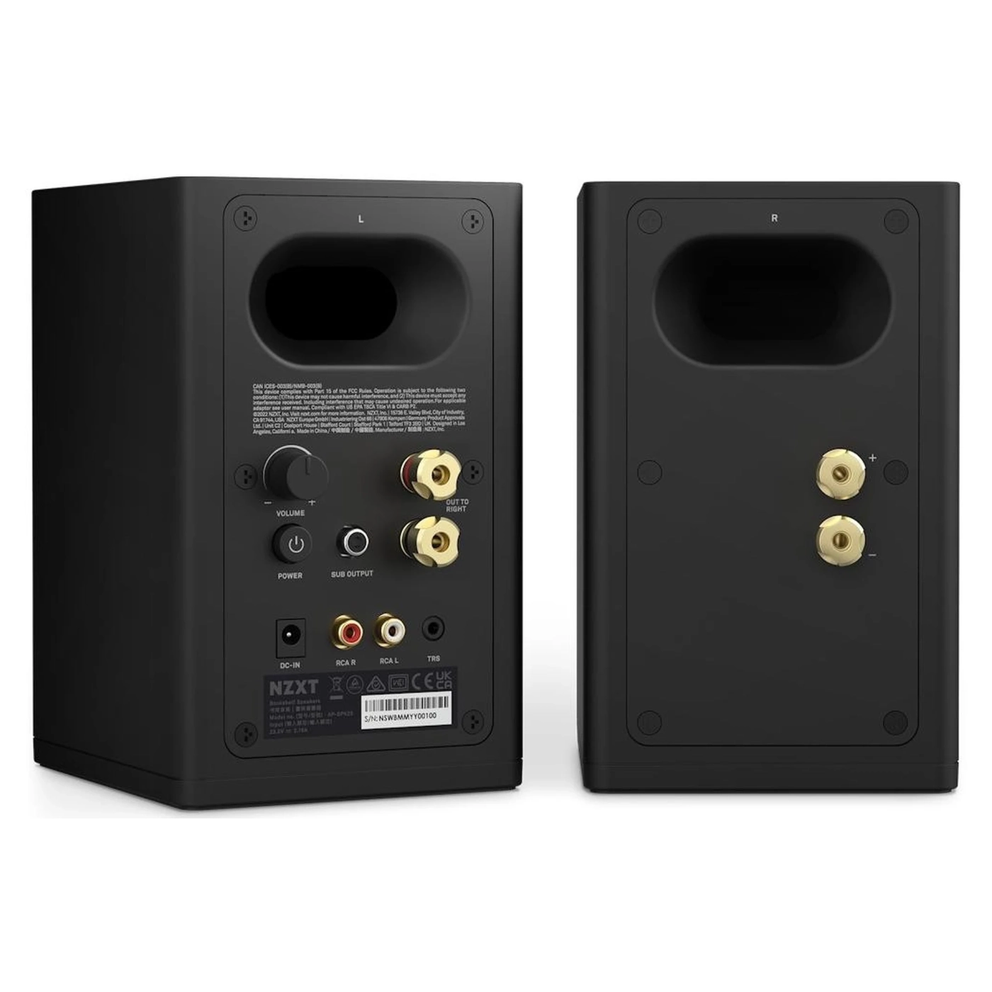 Купить Акустическая система NZXT Gaming Speakers 3" Black V2 (AP-SPKB2-EU) - фото 4