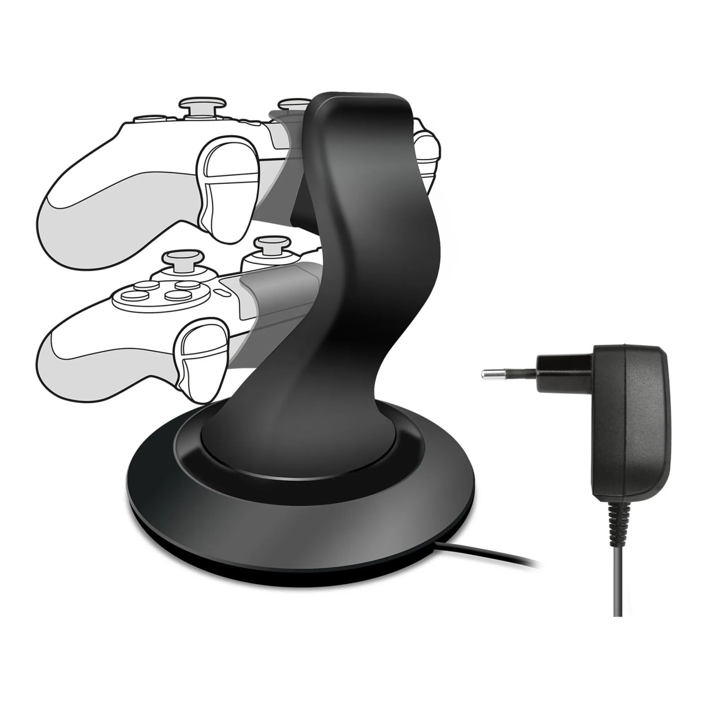 Купить Зарядная станция Speedlink TWINDOCK Charging System для PS4 Black (SL-4511-BK) - фото 1