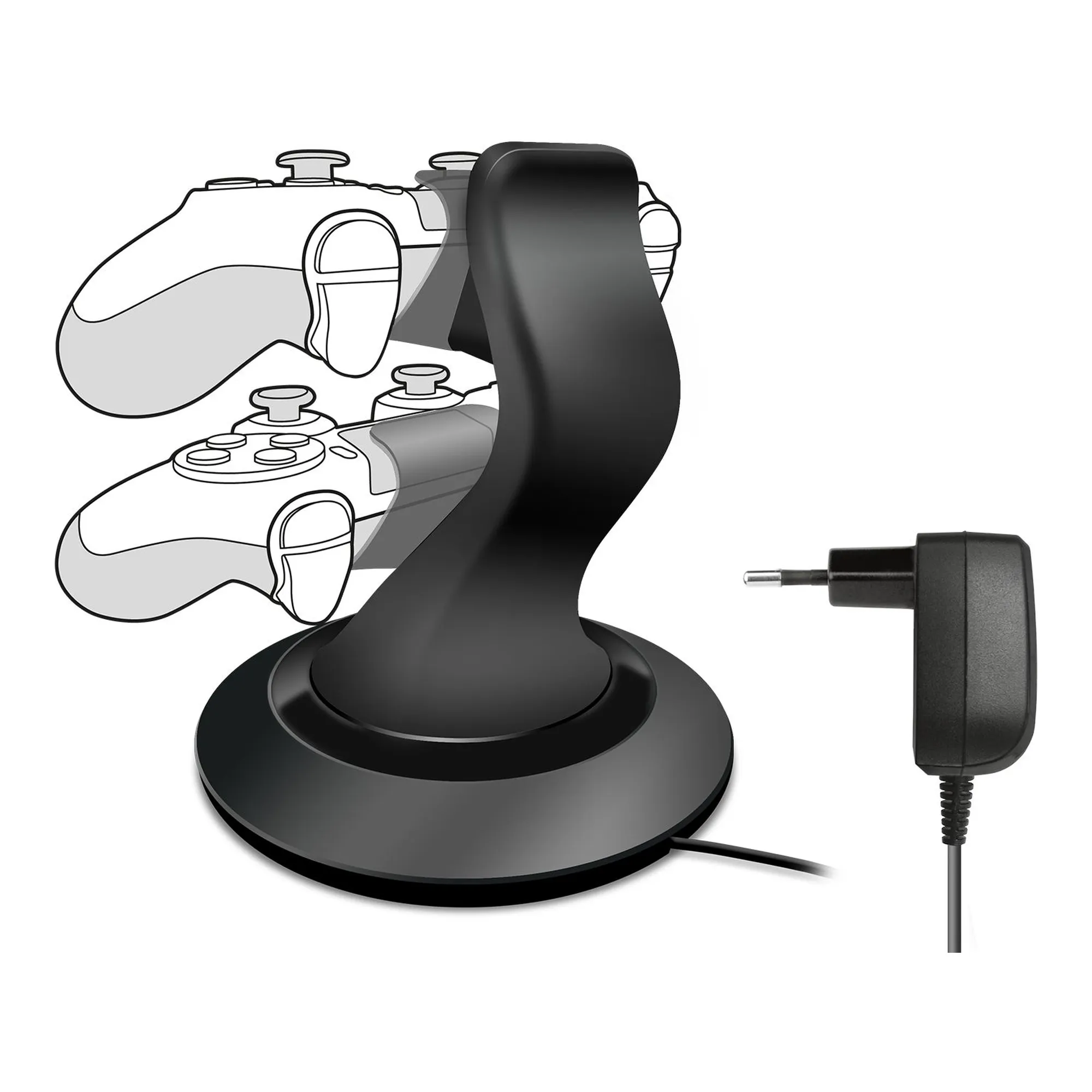 Купить Зарядная станция Speedlink TWINDOCK Charging System для PS4 Black (SL-4511-BK) - фото 1