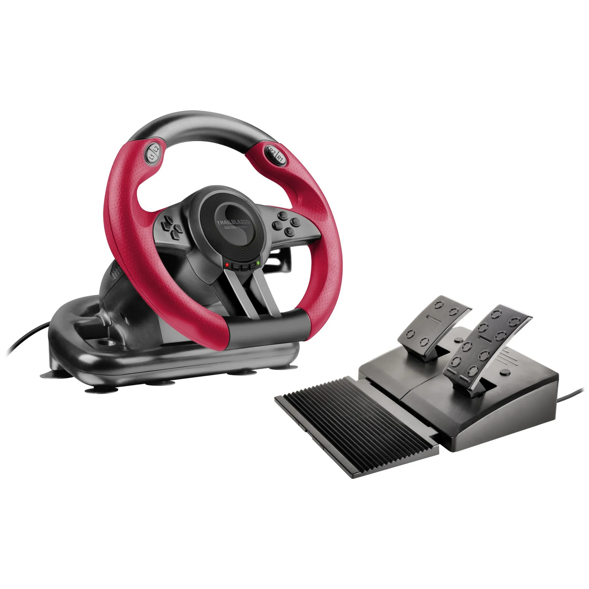 Купить Руль Speedlink Trailblazer Racing Wheel PC/Xbox One/PS3/PS4 Black/Red (SL-450500-BK) - фото 1