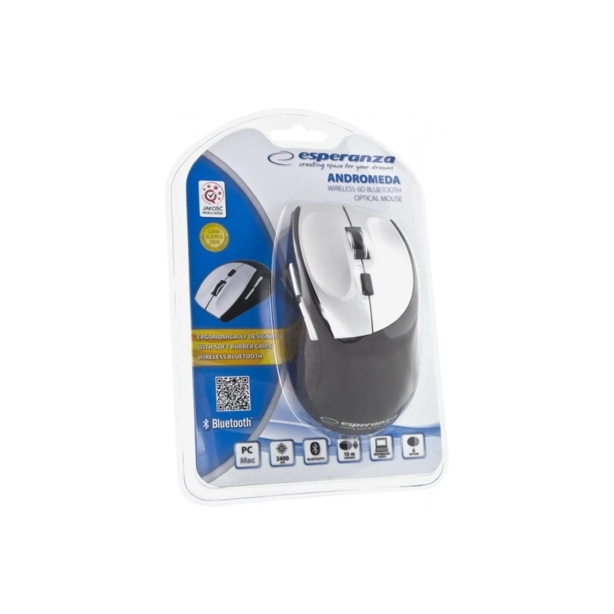 Купити Миша Esperanza Andromeda Black-Silver (EM123S) - фото 4