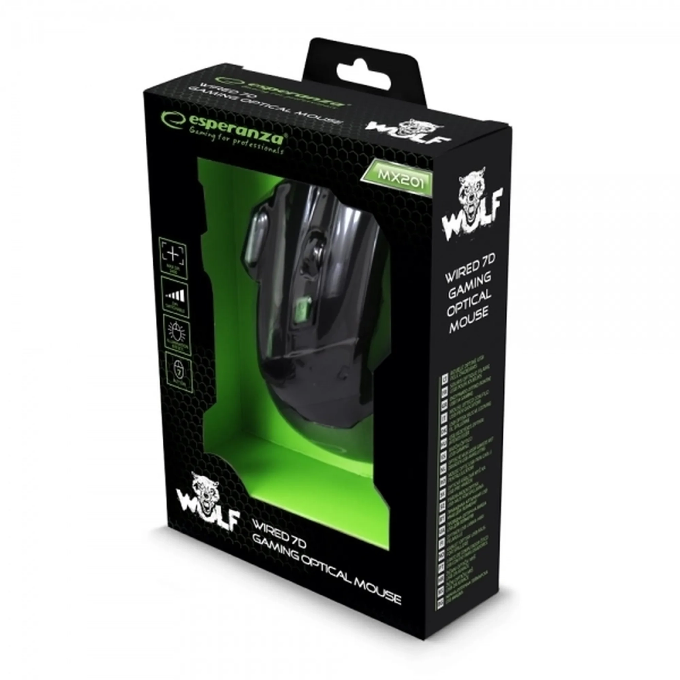 Купить Мышь Esperanza MX201 Wolf Green (EGM201G) - фото 4