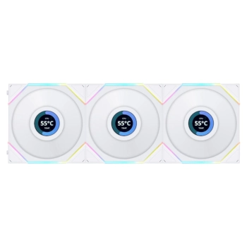 Купити Вентилятор Lian Li TL LCD 120-3 White (G99.12TLLCD3W.00) - фото 1