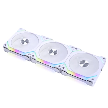 Купити Вентилятор Lian Li Uni Fan SL120 V2 3-pack White (G99.12SLV23W.00) - фото 1