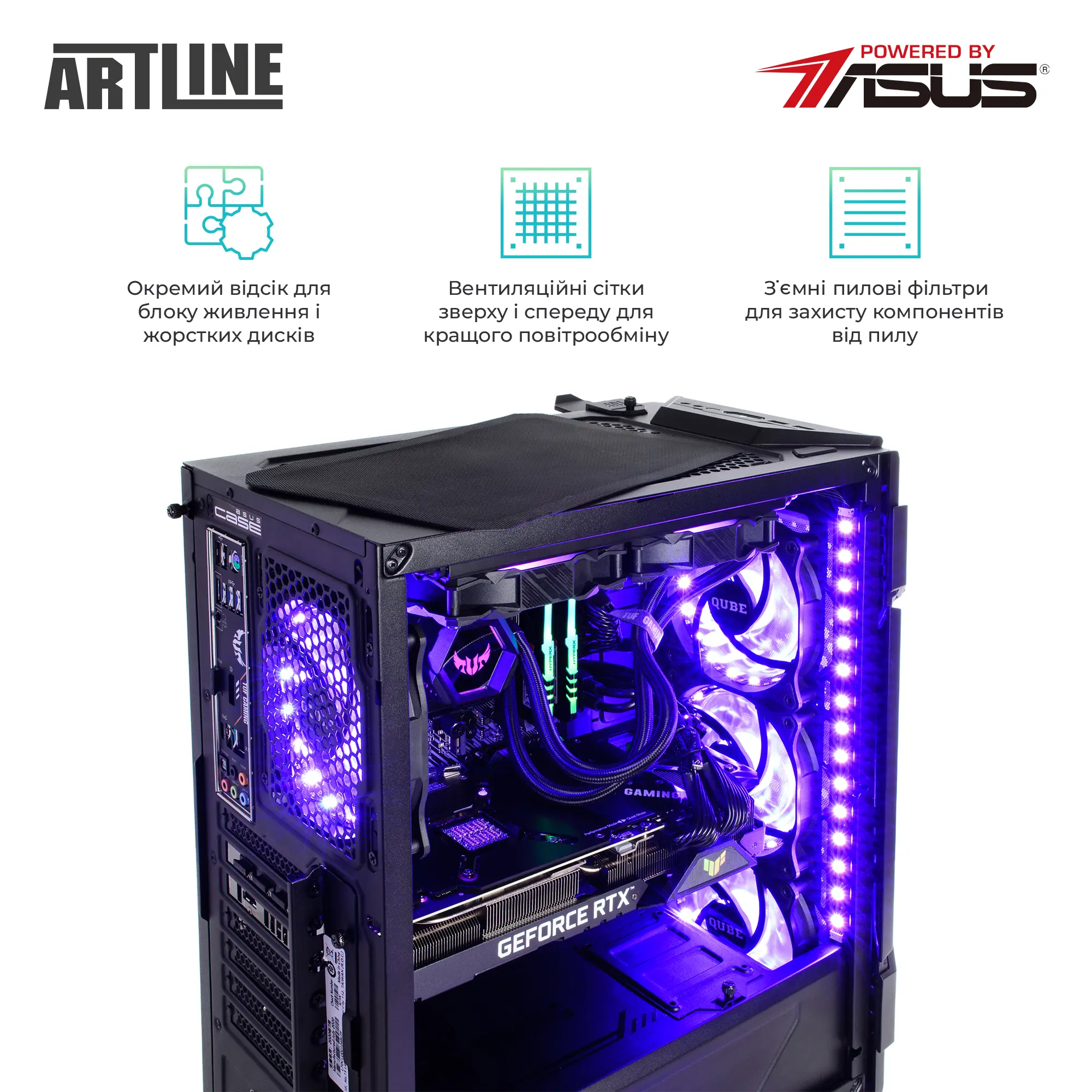 Купити Комп'ютер ARTLINE Gaming GT301 Windows 11 Home (GT301v45Win) - фото 7