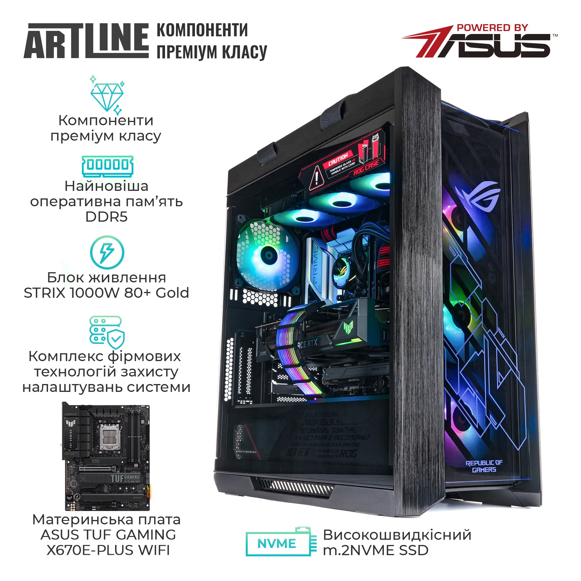 Купити Комп'ютер ARTLINE Overlord STRIX Windows 11 Pro (STRIXv152Win) - фото 4