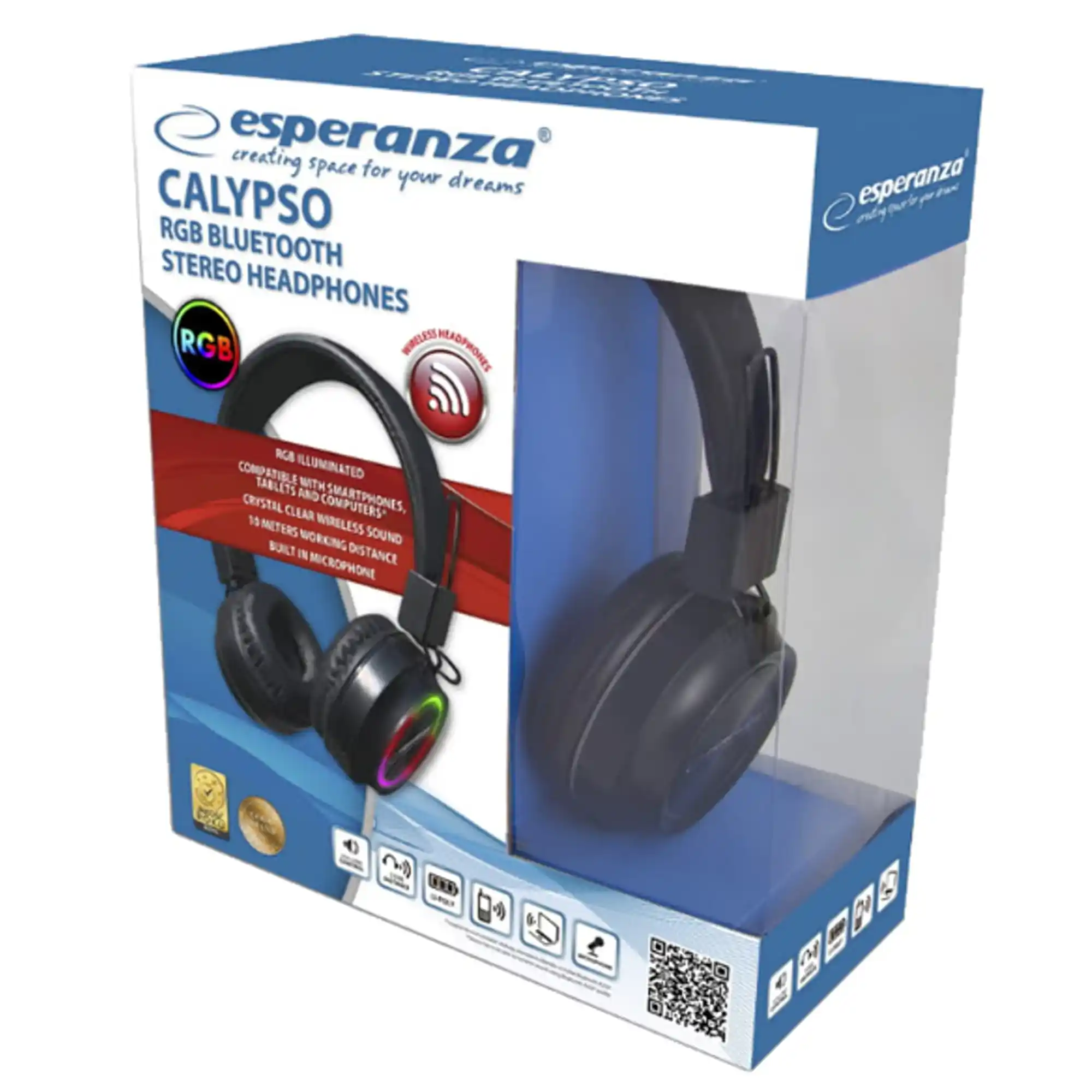 Купить Наушники Esperanza RGB Calypso EH219 Black - фото 6