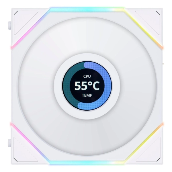 Купить Вентилятор Lian Li Reverse TL LCD 120-3 White (G99.12RTLLCD3W.00) - фото 2