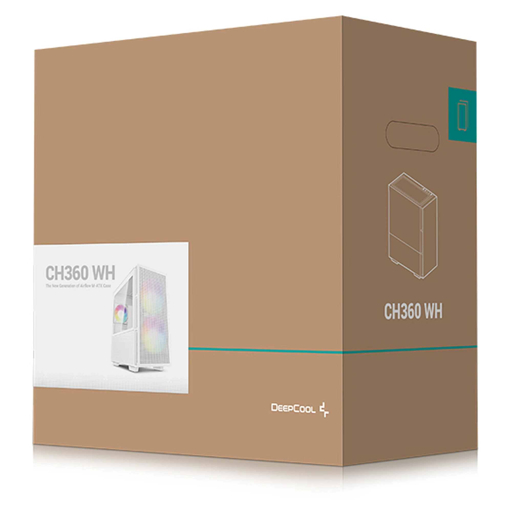 Купити Корпус DeepCool CH360 White (R-CH360-WHAPE3-G-1) без БП - фото 13