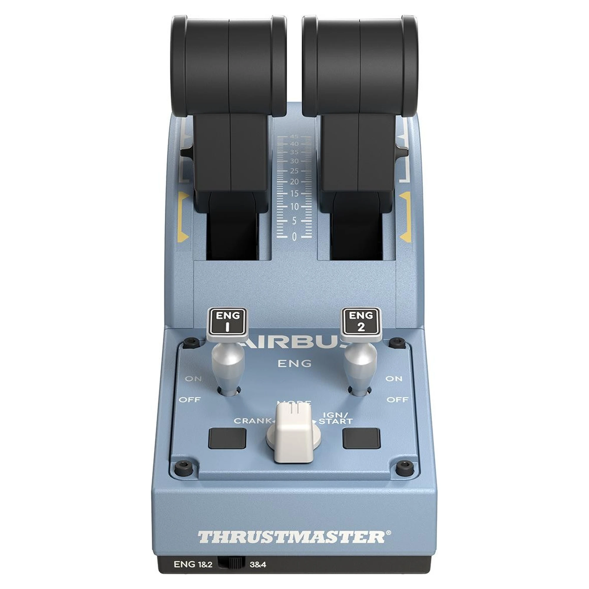 Купить Рычаг управления двигателем Thrustmaster TCA Quadrant Airbus Edition Black/Blue (2960840) - фото 4