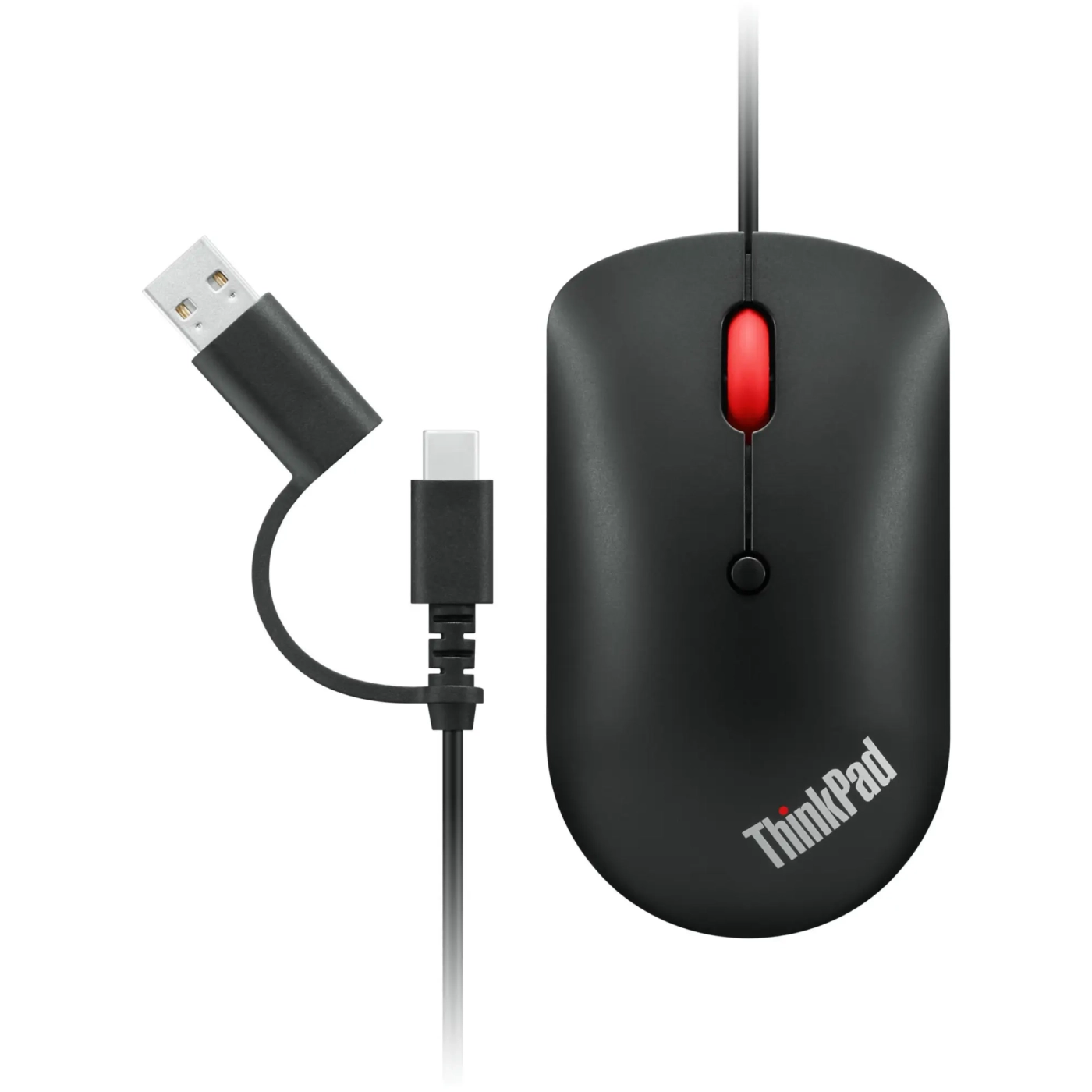 Купить Мышь Lenovo ThinkPad USB-C Wired Compact Mouse (4Y51D20850) - фото 2