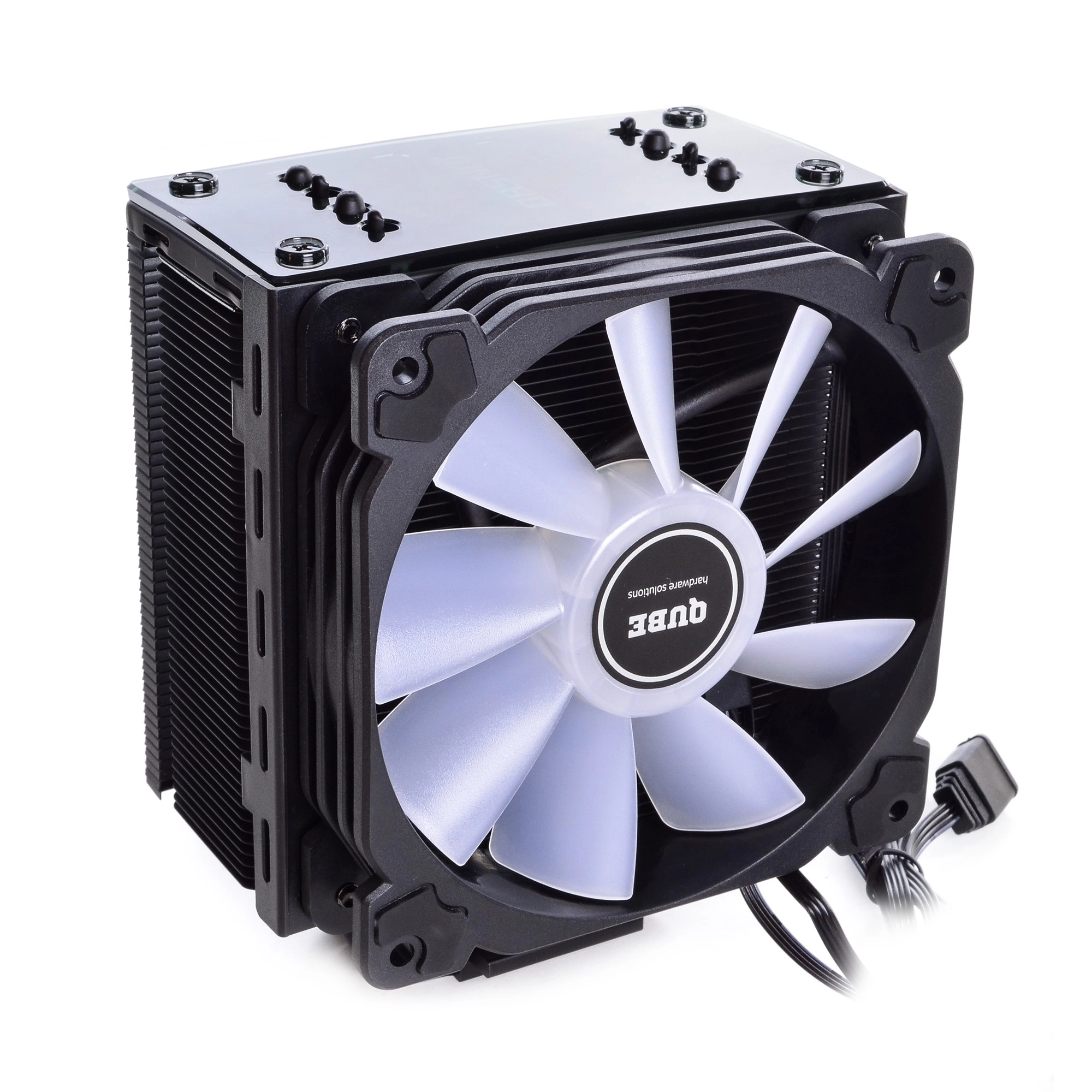 Купить Процессорный кулер QUBE QB-OL201 (120mm/4pin/800-1500RPM/30.8dBA/мак. TDP 135W/4 тепл. трубки) - фото 1