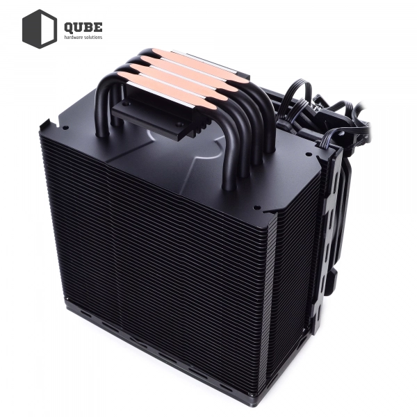 Купить Процессорный кулер QUBE QB-OL201 (120mm/4pin/800-1500RPM/30.8dBA/мак. TDP 135W/4 тепл. трубки) - фото 6