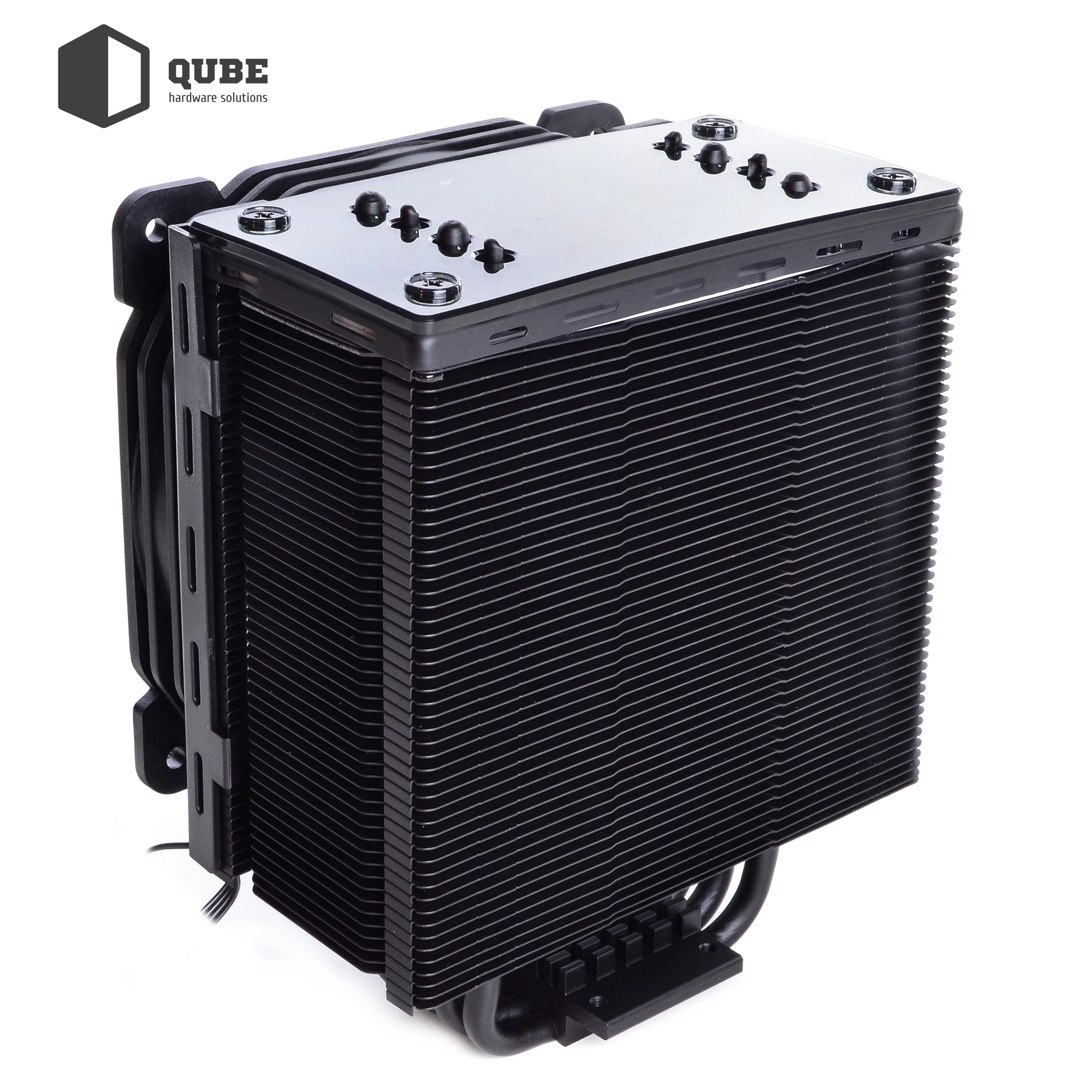 Купить Процессорный кулер QUBE QB-OL201 (120mm/4pin/800-1500RPM/30.8dBA/мак. TDP 135W/4 тепл. трубки) - фото 8
