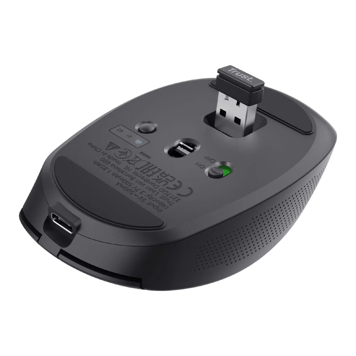 Купити Мишка Trust Ozaa Compact Multi-Device Wireless Black (24819) - фото 5