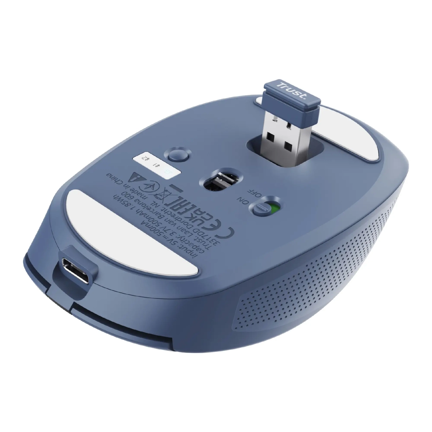 Купити Мишка Trust Ozaa Compact Multi-Device Wireless Blue (24934) - фото 5