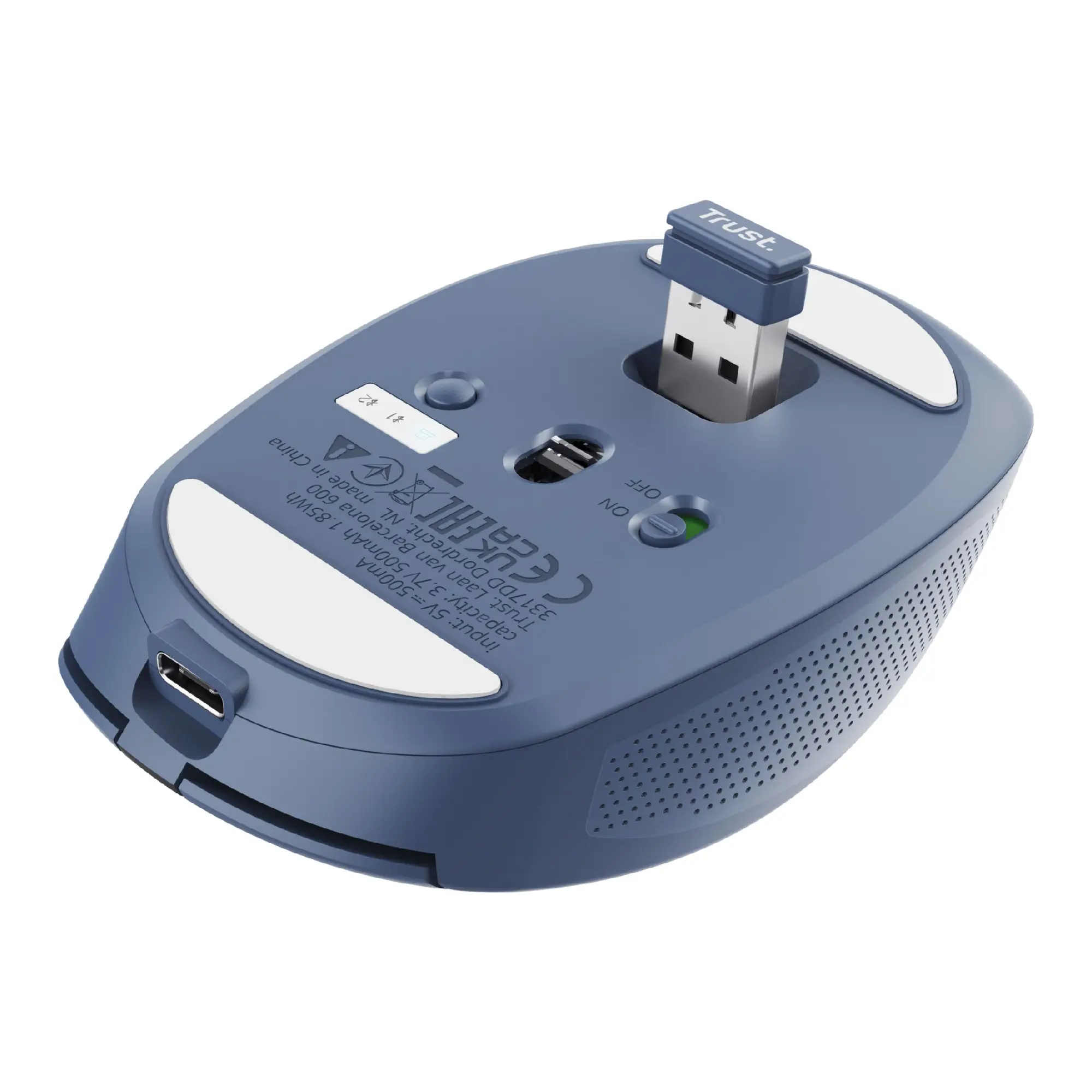 Купити Мишка Trust Ozaa Compact Multi-Device Wireless Blue (24934) - фото 5