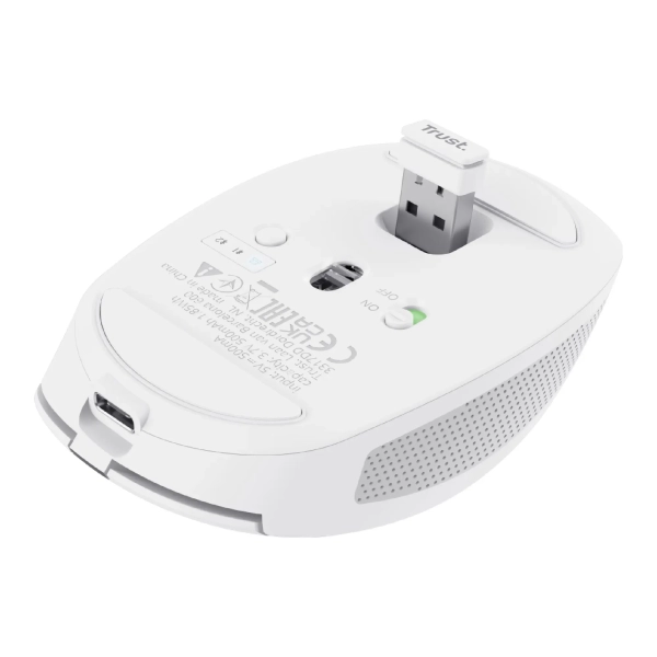 Купити Мишка Trust Ozaa Compact Multi-Device Wireless White (24933) - фото 5