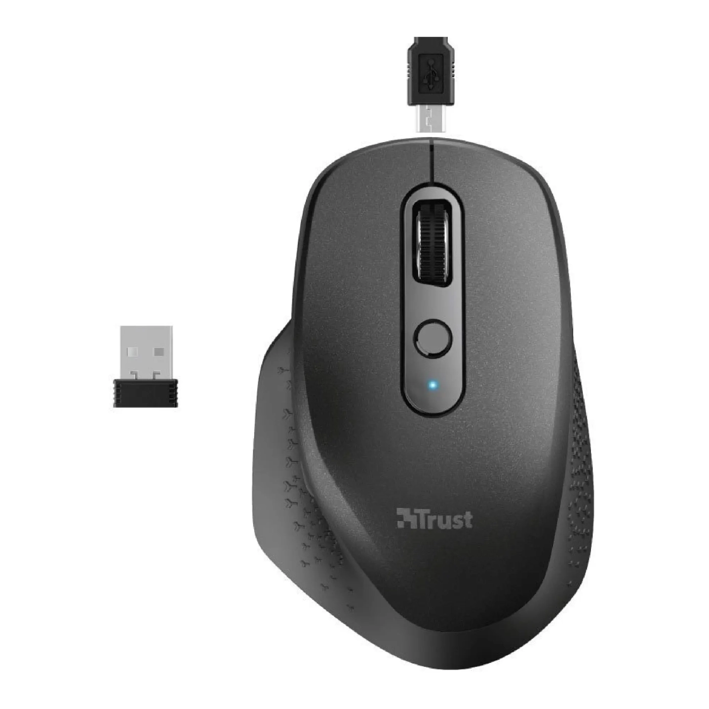 Купити Мишка Trust Ozaa Rechargeable WL Black (23812) - фото 1