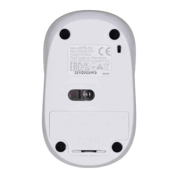 Купити Мишка Trust Primo Wireless Mat White (24795) - фото 5