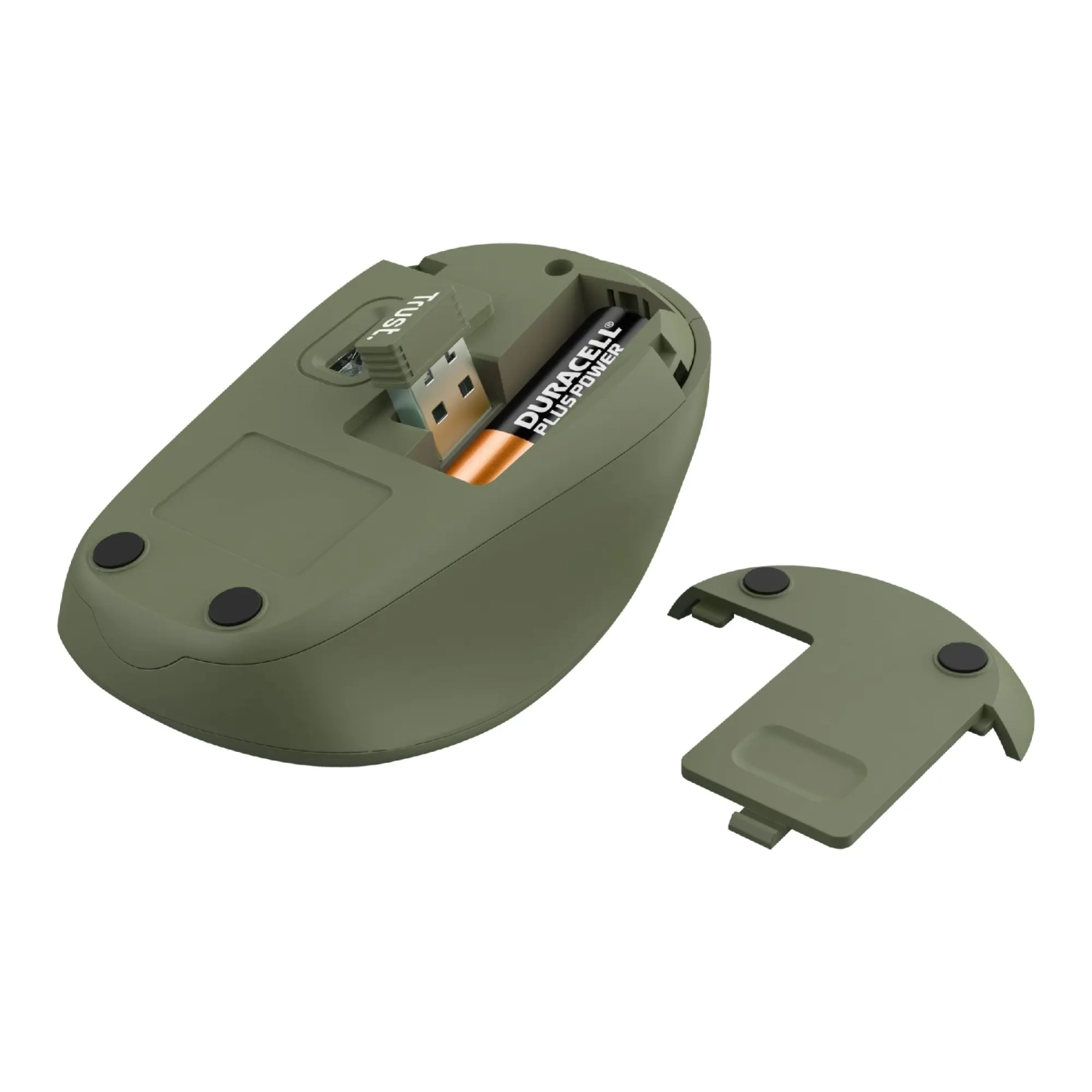 Купить Мышь Trust Yvi Silent Eco Wireless Green (24552) - фото 4