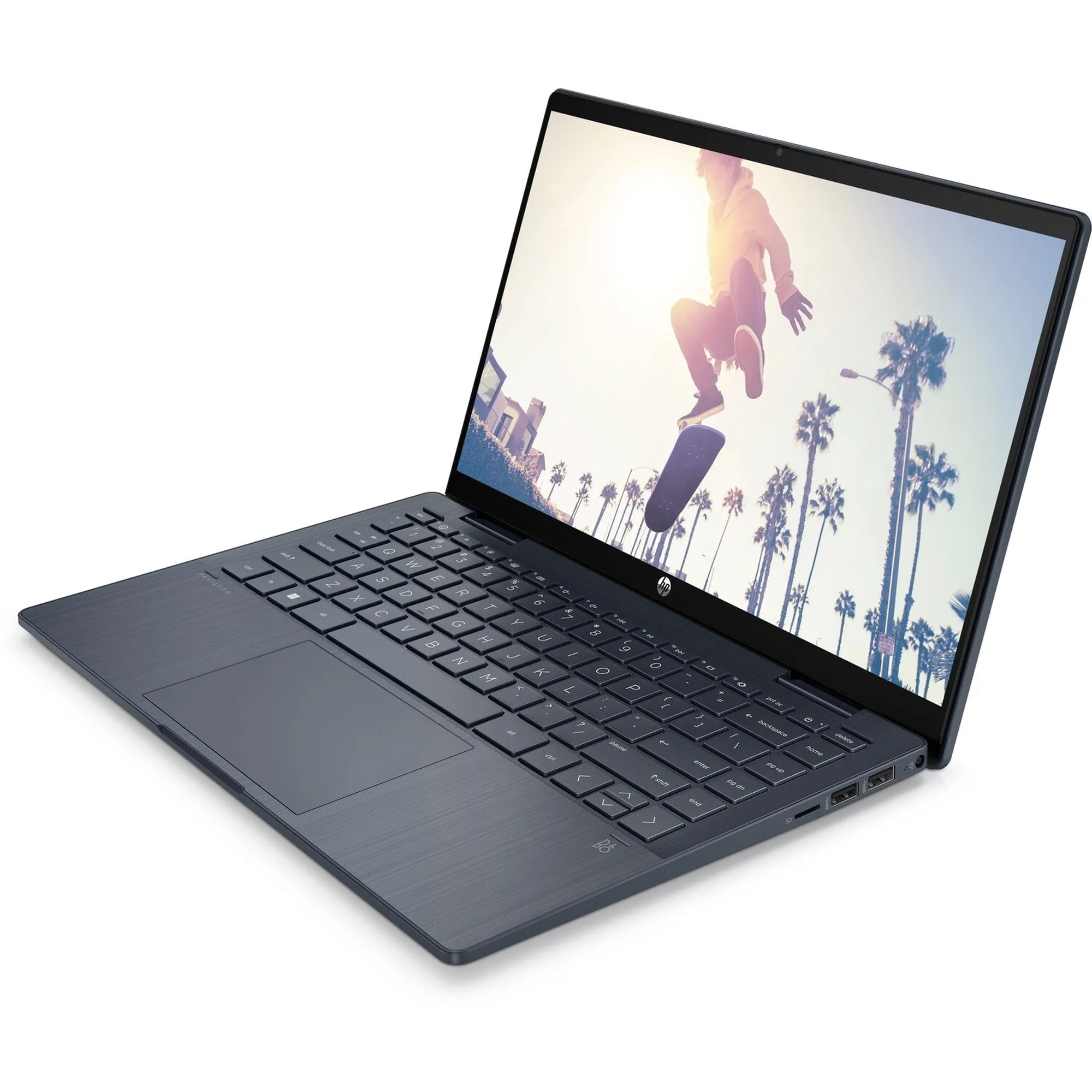 Купить Ноутбук HP Pavilion x360 14-ek1004ua (833S6EA) Space Blue - фото 3