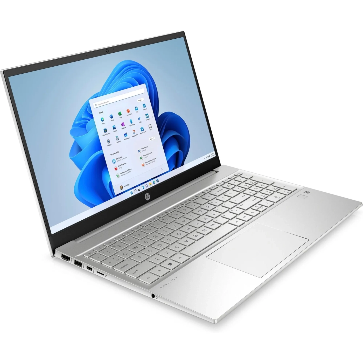 Купити Ноутбук HP Pavilion 15-eh3005ua (835H8EA) Natural Silver - фото 2