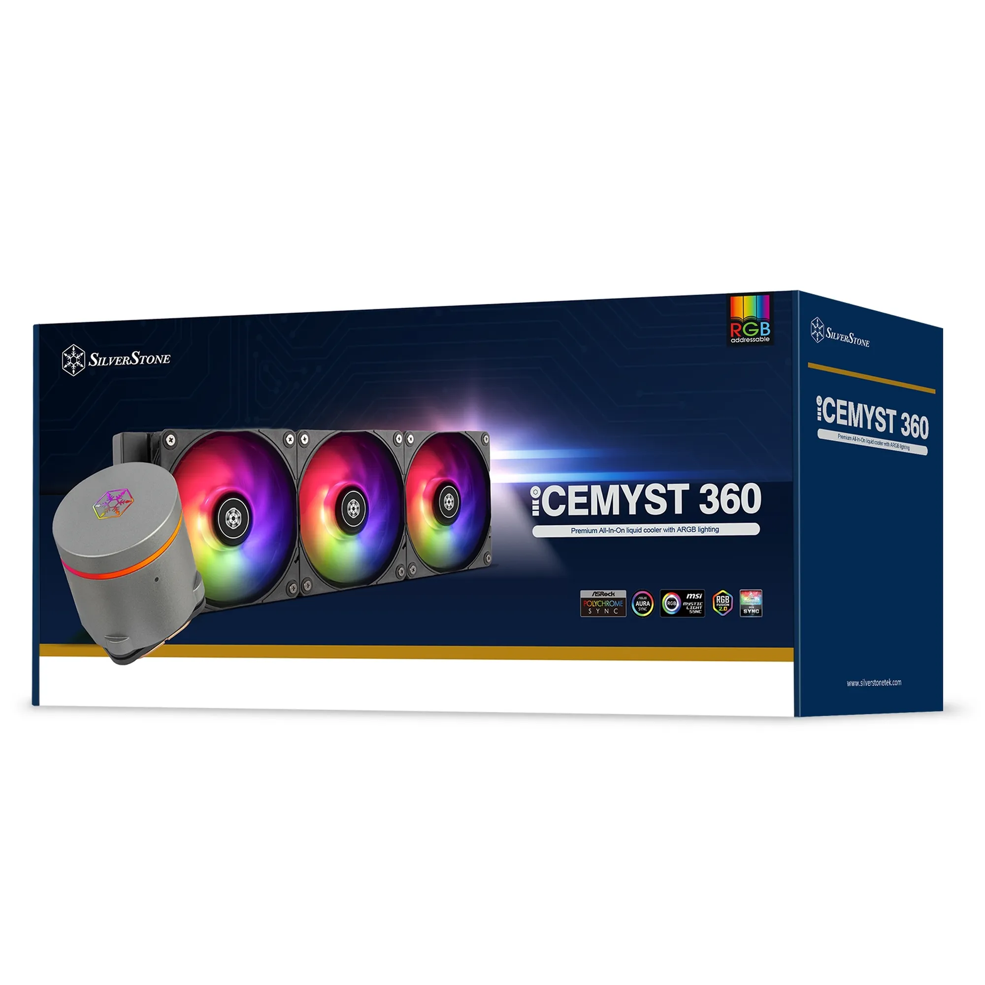 Купить Система водяного охлаждения SilverStone IceMyst 360 (SST-IM360-ARGB) - фото 16